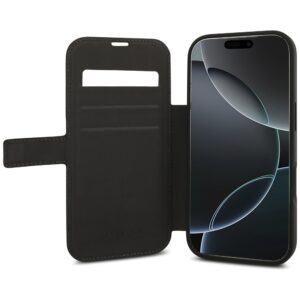 Guess Book 4G Metal Logo Dėklas Apple iPhone 17 Pro juodos spalvos - Image 6