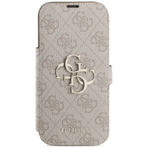 Guess Book 4G Metal Logo Dėklas Apple iPhone 17 Pro rožinės spalvos - Image 3