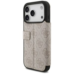 Guess Book 4G Metal Logo Dėklas Apple iPhone 17 Pro rožinės spalvos - Image 5