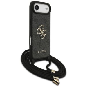 Dėklas Guess 4G Big Logo Cord Stap Crossbody Apple iPhone Air juodos spalvos - Image 3