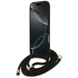 Dėklas Guess 4G Big Logo Cord Stap Crossbody Apple iPhone Air juodos spalvos - Image 4