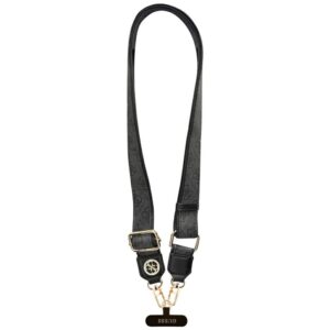 Universal lanyard Guess CBDY 4G Tether Patch Strass Metal Logo juodos spalvos