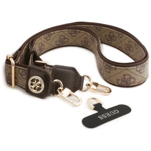 Universal lanyard Guess CBDY 4G Tether Patch Strass Metal Logo brown - Image 2
