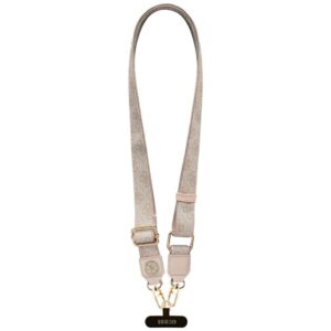 Universal lanyard Guess CBDY 4G Tether Patch Strass Metal Logo rožinės spalvos