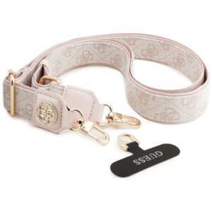 Universal lanyard Guess CBDY 4G Tether Patch Strass Metal Logo rožinės spalvos - Image 2