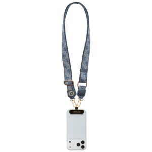 Universal lanyard Guess CBDY 4G Tether Patch Strass Metal Logo blue - Image 4