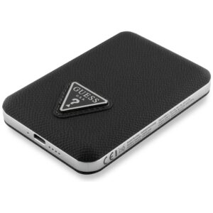 Power Bank Guess Grained Triangle 5000mAh 15W USB-C MagSafe Inductive black - Image 4