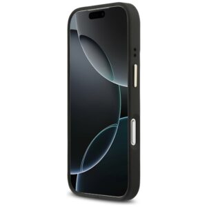 Dėklas Guess 4G PU Triangle Logo & Stand Camera Magsafe Apple iPhone 17 Pro juodos spalvos - Image 5
