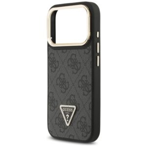Dėklas Guess 4G PU Triangle Logo & Stand Camera Magsafe Apple iPhone 17 Pro juodos spalvos - Image 6