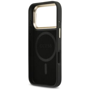 Dėklas Guess 4G PU Triangle Logo & Stand Camera Magsafe Apple iPhone 17 Pro juodos spalvos - Image 7