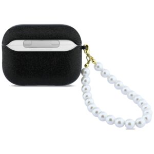 Dėklas Guess Glitter Pearl Strap skirtas AirPods Pro 3 juodos spalvos - Image 2