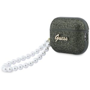Dėklas Guess Glitter Pearl Strap skirtas AirPods Pro 3 khaki - Image 3