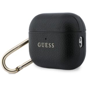 Dėklas Guess Grained Classic Logo Hook skirtas AirPods Pro 3 juodos spalvos - Image 3