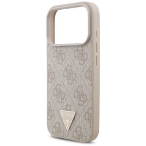 Dėklas Guess 4G Strap Triangle Logo MagSafe for Apple iPhone 17 Pro rožinės spalvos - Image 6