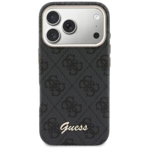 Dėklas Guess 4G Script MagSafe Apple iPhone 17 Pro Max juodos spalvos - Image 3