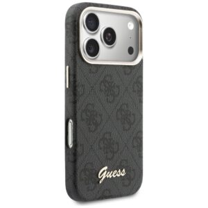 Dėklas Guess 4G Script MagSafe Apple iPhone 17 Pro Max juodos spalvos - Image 4