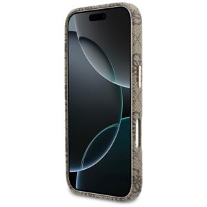 Dėklas Guess 4G Script MagSafe Apple iPhone 17 Pro rudos spalvos - Image 5