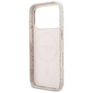 Dėklas Guess 4G Script MagSafe Apple iPhone 17 Pro Max rožinės spalvos - Image 7
