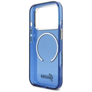 Dėklas Guess IML Script Metal MagSafe Apple iPhone 17 Pro blue - Image 7