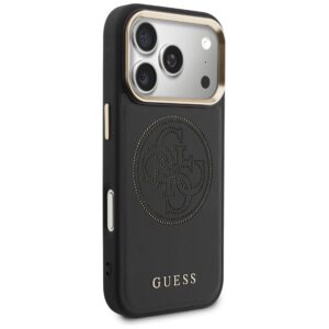 Dėklas Guess Perforated 4G MagSafe Apple iPhone 17 Pro juodos spalvos - Image 4