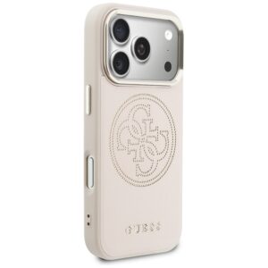 Dėklas Guess Perforated 4G MagSafe Apple iPhone 17 Pro Max rožinės spalvos - Image 4