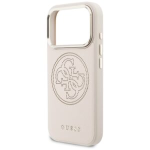 Dėklas Guess Perforated 4G MagSafe Apple iPhone 17 Pro Max rožinės spalvos - Image 6