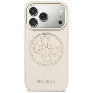 Dėklas Guess Perforated 4G MagSafe Apple iPhone 17 Pro beiege - Image 3