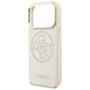 Dėklas Guess Perforated 4G MagSafe Apple iPhone 17 Pro beiege - Image 6