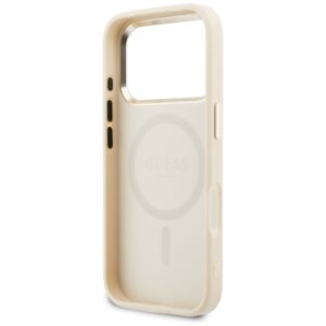 Dėklas Guess Perforated 4G MagSafe Apple iPhone 17 Pro beiege - Image 7