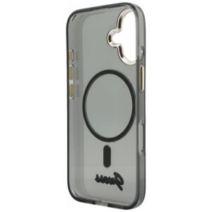 Dėklas Guess IML Script Metal MagSafe Apple iPhone 17 juodos spalvos - Image 7