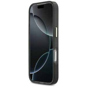 Dėklas Guess IML Script Metal MagSafe Apple iPhone 17 Pro Max juodos spalvos - Image 5