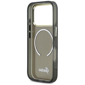 Dėklas Guess IML Script Metal MagSafe Apple iPhone 17 Pro Max juodos spalvos - Image 7