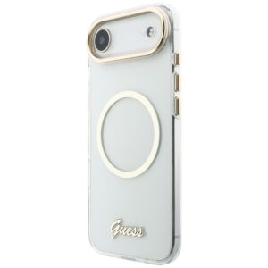 Dėklas Guess IML Script Metal MagSafe Apple iPhone 17 Air skaidrus - Image 2