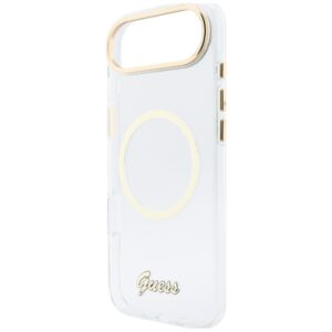 Dėklas Guess IML Script Metal MagSafe Apple iPhone 17 Air skaidrus - Image 6