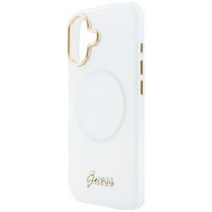 Dėklas Guess IML Gradient Script Metal MagSafe Apple iPhone 17 baltos spalvos - Image 6