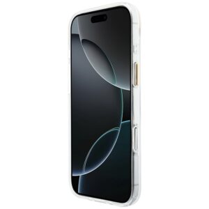 Dėklas Guess IML Gradient Script Metal MagSafe Apple iPhone 17 Air baltos spalvos - Image 5