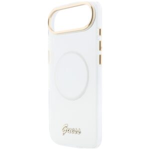 Dėklas Guess IML Gradient Script Metal MagSafe Apple iPhone 17 Air baltos spalvos - Image 6