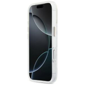 Dėklas Guess IML Gradient Script Metal MagSafe Apple iPhone 17 Pro baltos spalvos - Image 5