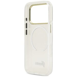 Dėklas Guess IML Gradient Script Metal MagSafe Apple iPhone 17 Pro baltos spalvos - Image 7