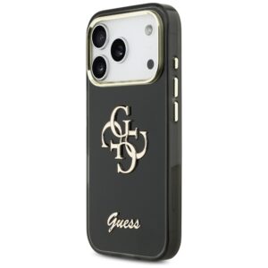 Dėklas Guess IML 4G Script Metal Apple iPhone 17 Pro juodos spalvos - Image 2