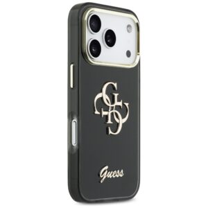 Dėklas Guess IML 4G Script Metal Apple iPhone 17 Pro juodos spalvos - Image 4