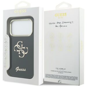 Dėklas Guess IML 4G Script Metal Apple iPhone 17 Pro juodos spalvos - Image 8