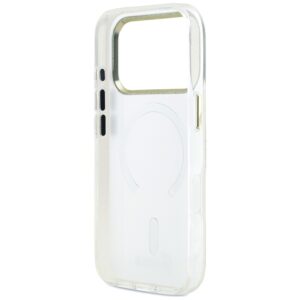 Dėklas Guess IML Shell Script Metal MagSafe Apple iPhone 17 Pro Max baltos spalvos - Image 7