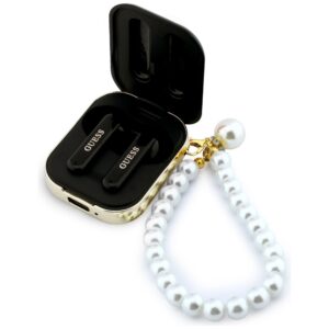 Ausinės TWS Guess Pearl Strap juodos spalvos - Image 3
