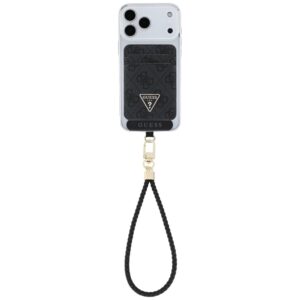 Guess wallet + hand strap set Guess triangle MagSafe juodos spalvos - Image 2