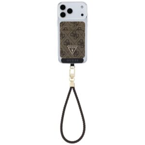 Guess wallet + hand strap set Guess triangle MagSafe brown - Image 2