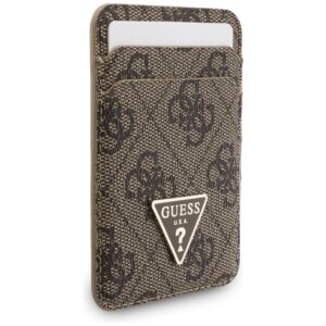 Guess wallet + hand strap set Guess triangle MagSafe brown - Image 4