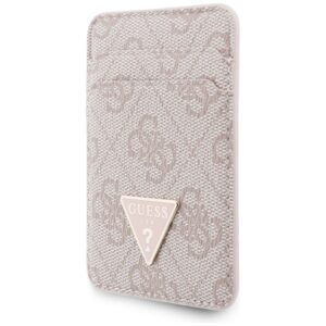 Guess wallet + hand strap set Guess triangle MagSafe rožinės spalvos - Image 3