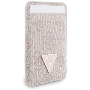 Guess wallet + hand strap set Guess triangle MagSafe rožinės spalvos - Image 4