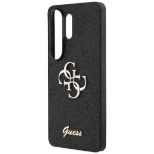 Dėklas Guess Fixed Glitter Big 4G Metal Logo Samsung Galaxy S26 Ultra juodos spalvos - Image 6